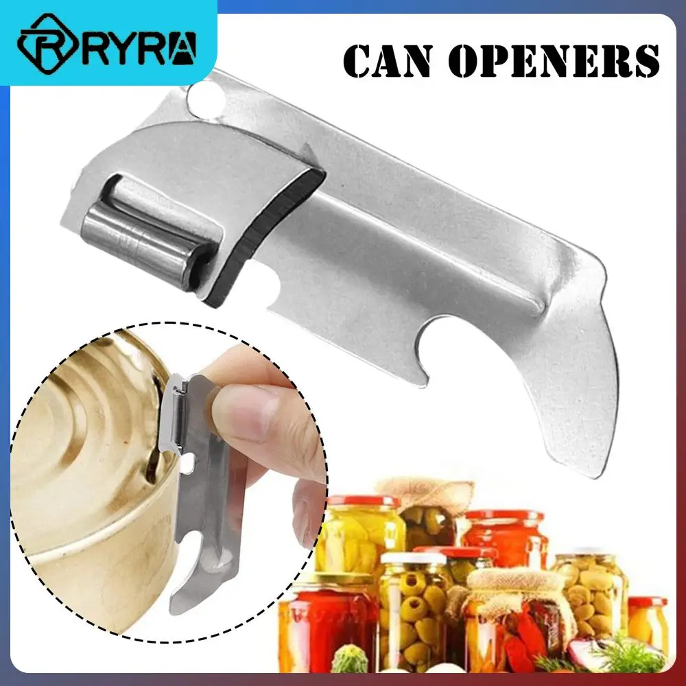 

Multi-function Polished Can Opener Stainless Steel Stainless Steel Mini Openers Mini Opener Tool Kitchen Gadgets High Quality