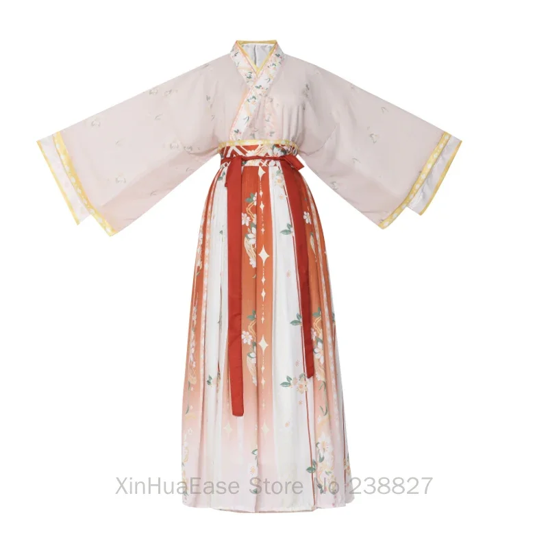 Женские платья Hanfu в стиле Хань элемент традиционная одежда старинном китайском