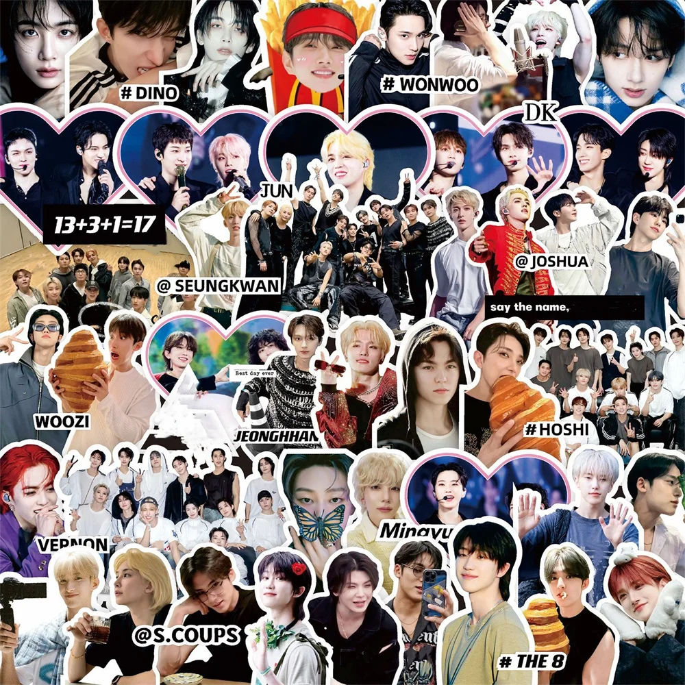 80 шт./компл. KPOP Idols S.COUPS WONWOO наклейки высокого качества INS стиль ручные