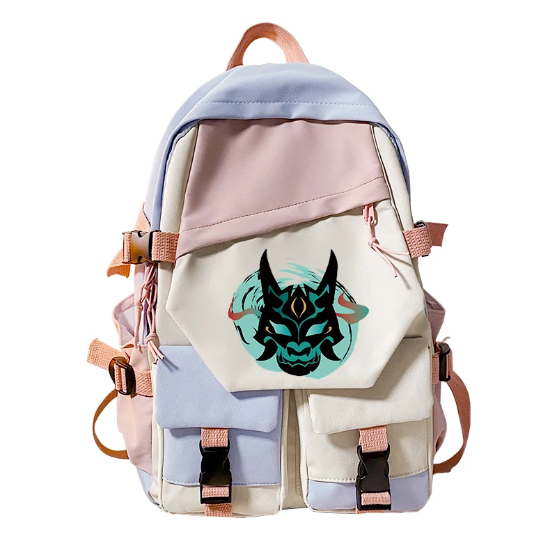 

Genshin Impact Backpacks Boy girls School Bags Back Bag Pack Genshin Impact Xiao Hu Tao Student Backpack Bags Sac A Dos