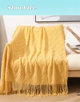 throw blanket for sofa thin portable travel woven throws summer office air conditioning nap blankets small size for women