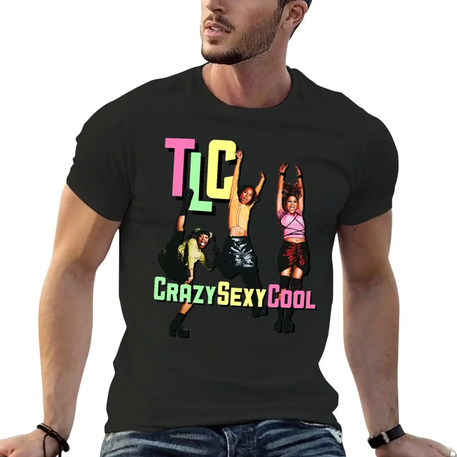 TLC CrazySexyCool футболка корейская мода тяжелые весы простые топы мужская