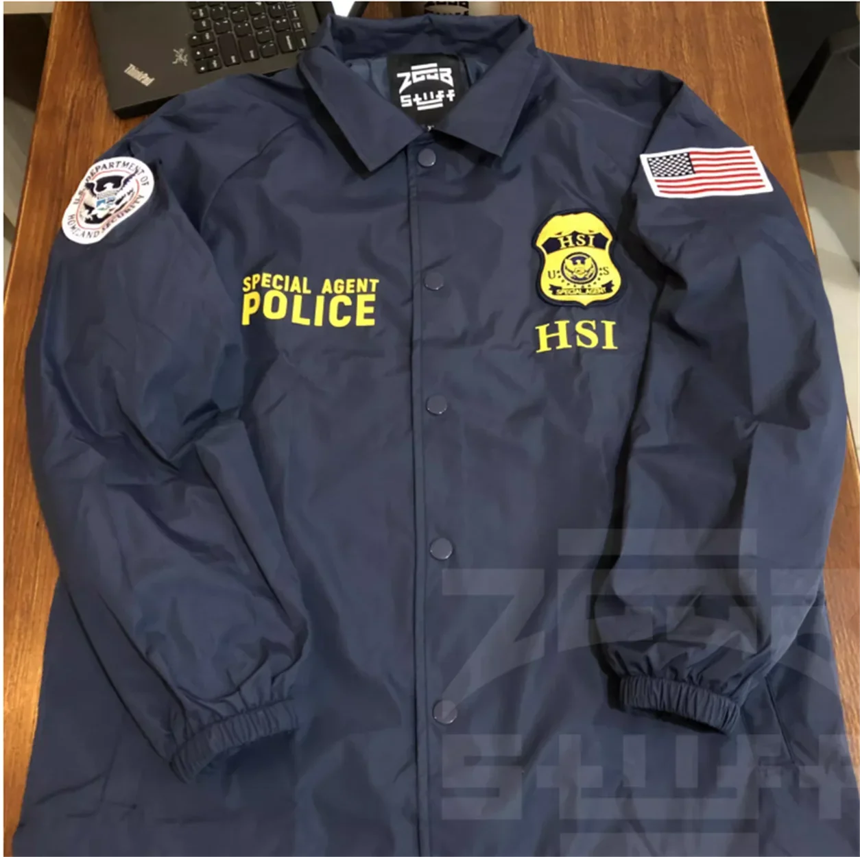 Тактическая идентификационная ветровка агента безопасности США