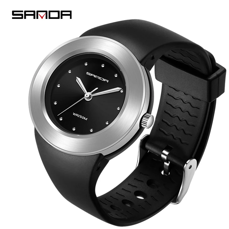 

SANDA Top Brand Luxury Fashion Watch Women Simple Multifunction 30M Waterproof Geneva Quartz Watch Outdoor Sports Women's Watch