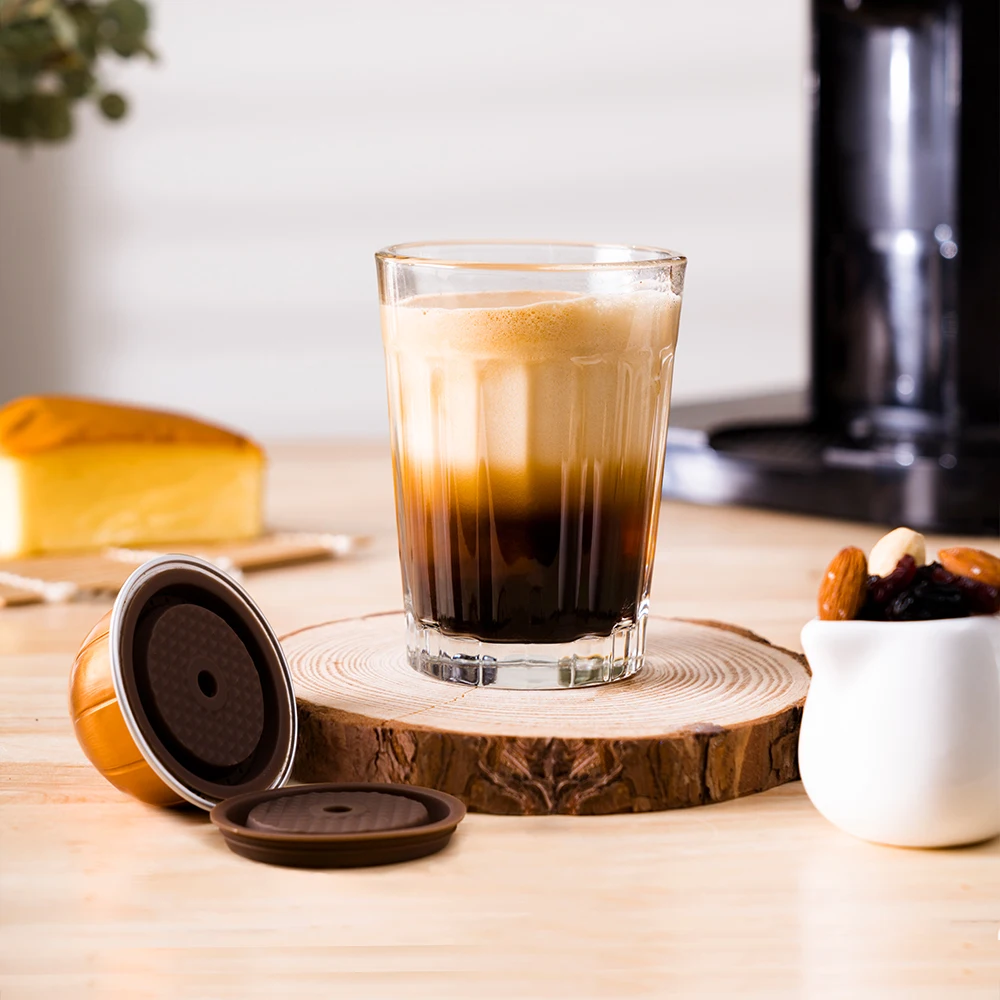 Новый icafilas многоразовый кофе капсула крышка Крышка для Nespresso Vertuo следующий
