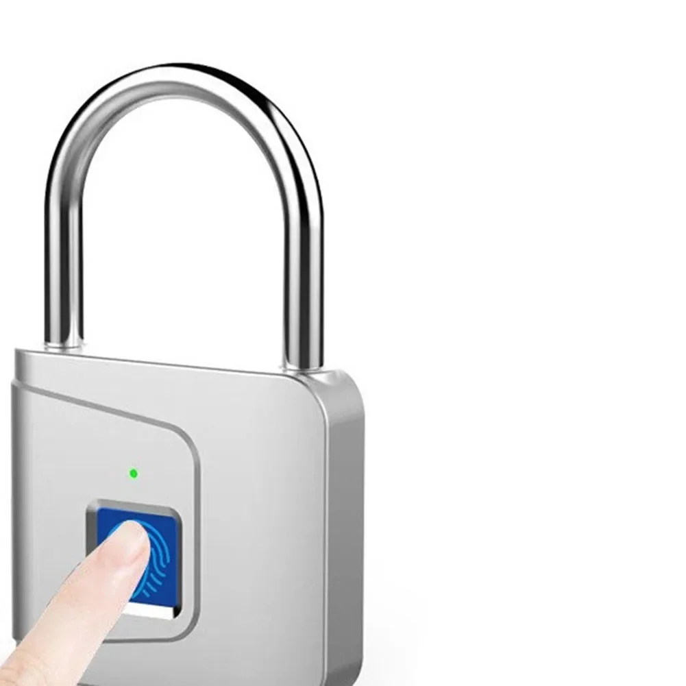 Замок с отпечатками пальцев цинковый сплав USB-перезаряжаемая литиевая батарея