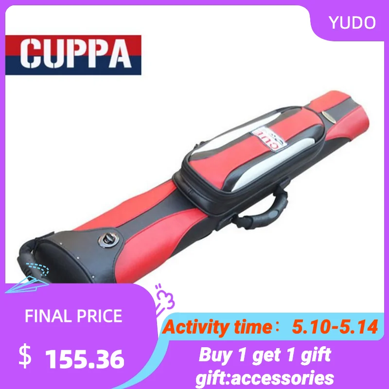 

Новый бильярдный кий Cuppa с 4 отверстиями, аксессуары для бильярда красного цвета, профессиональный высококачественный бильярдный кий