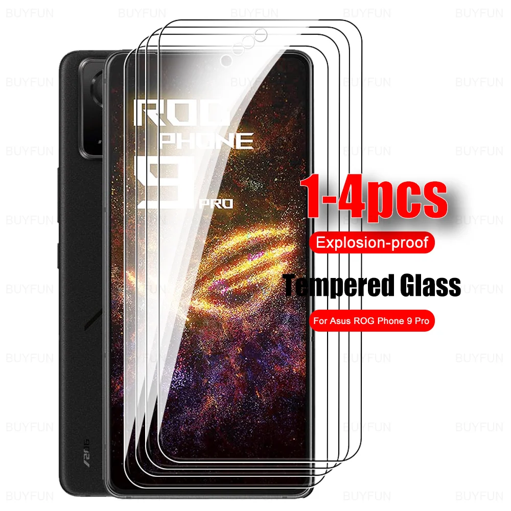 1-4 шт. закаленное стекло для Asus ROG Phone 9 Pro Защитная пленка экрана ROGPhone 9Pro ROGPhone9 Phone9 5G