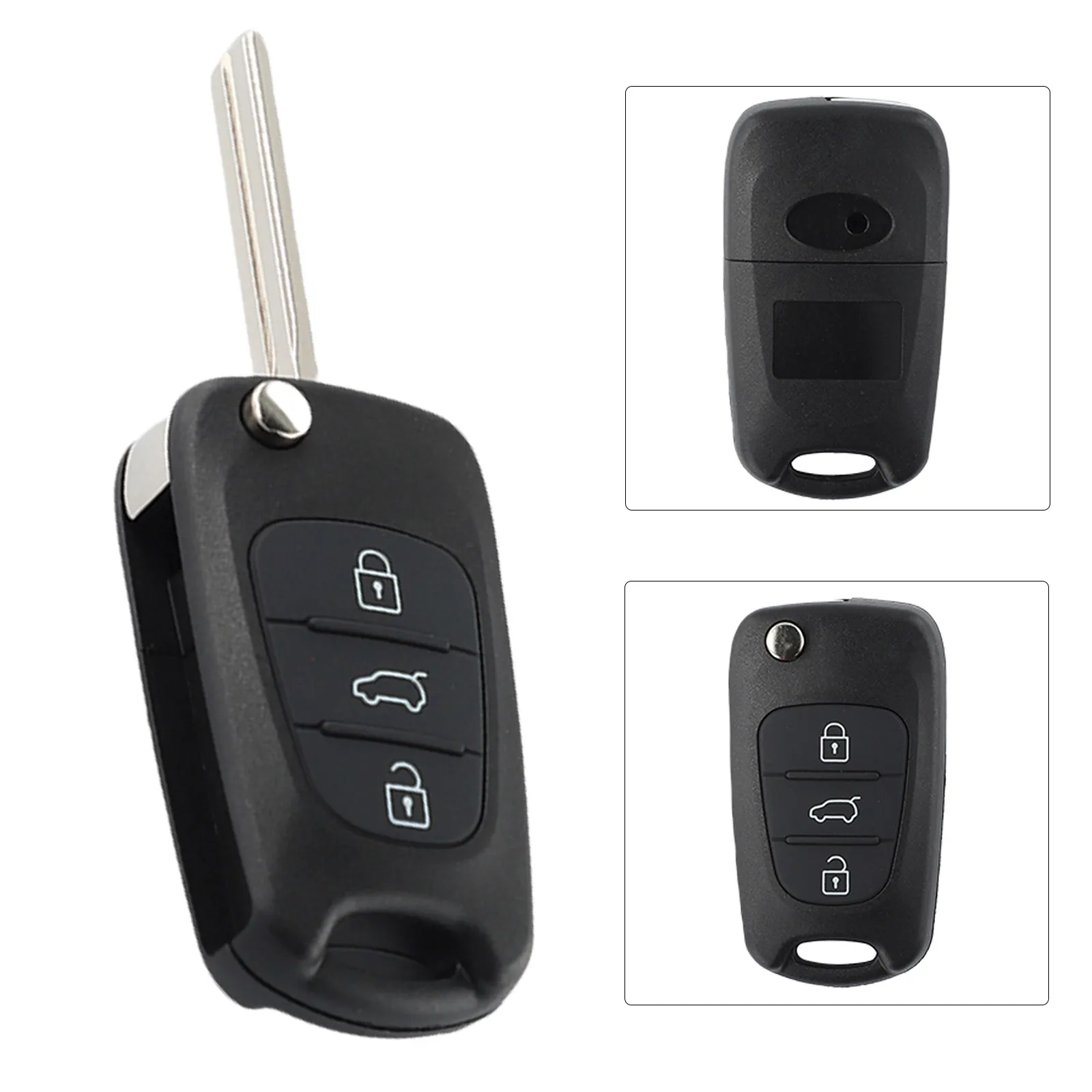 

Parts & Accessories Remote Key Case 1pcs/1pacK 954301J000 954301J050 954302L600 Black Plastic For Hyundai I20 Brand New