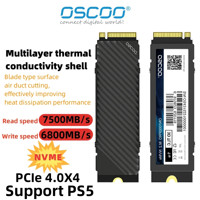 

M.2 SSD-кулер NVME радиатор алюминиевый сплав PC эффективный радиатор Ps5 PCIe 4,0 Жесткий Диск Внутренний твердотельный накопитель для рабочего стола
