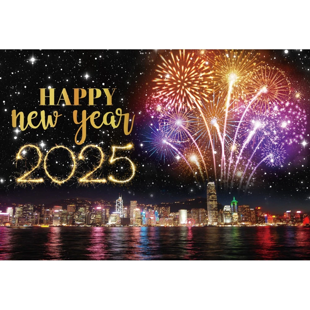 Фон для фотосъемки с новогодним принтом