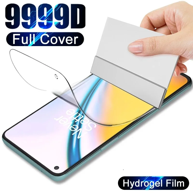 

HD Safety Hydrogel Film For Oneplus 9 9R 9E 8T 7 7T 6 6T 5 5T Screen Protector Nord 2 CE N10 N100 N200 5G Protective Film