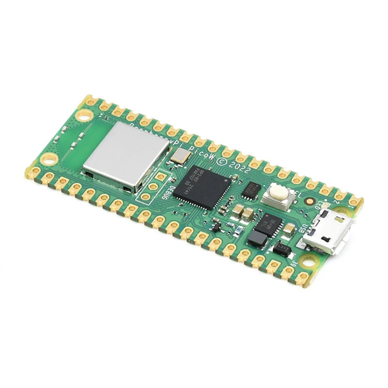 

Для Raspberry Pi Pico W Board с беспроводным Wi-Fi модулем RP2040, макетная плата с поддержкой Micro-Python, не сварная
