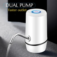 hot sale water dispenser cold water bottle pump dispensador de agua usb charge portable car use home office one key press