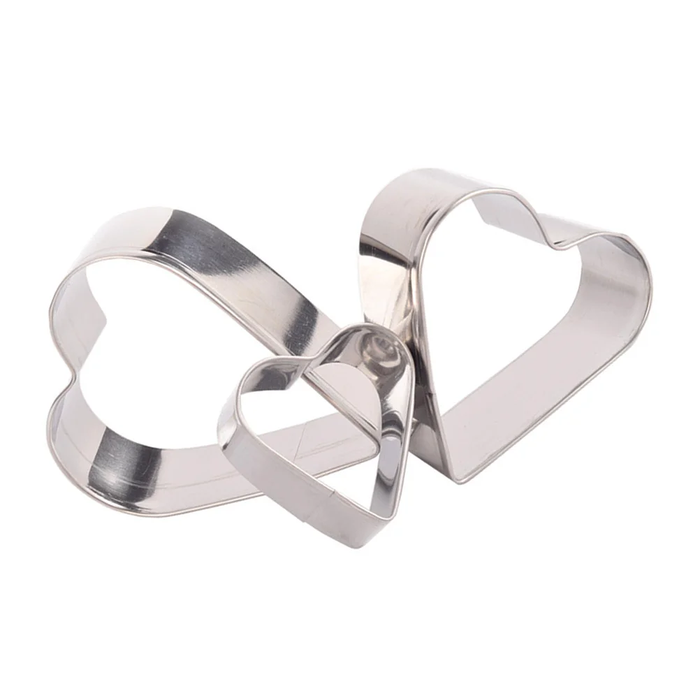 

Heart Shape Stainless Steel Fondant Biscuits Cookie Cake Mould Molds for Home Restaurant Dessert Shop