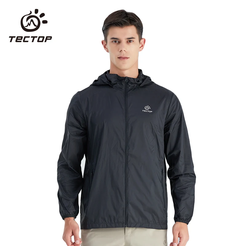 

Tectop Outdoor Windbreaker Summer Rain Jacket Men Waterproof Quick Drying And Sun Protection Cycling Coat
