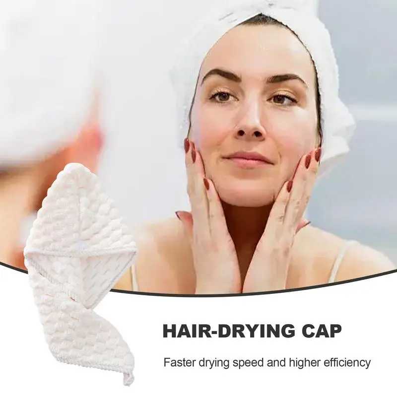 ть волосам. Ręcznik do suszenia włosów. Chłonny ręcznik Szybkoschnący odprowadzający wodę. Okład z koralowego polaru. i