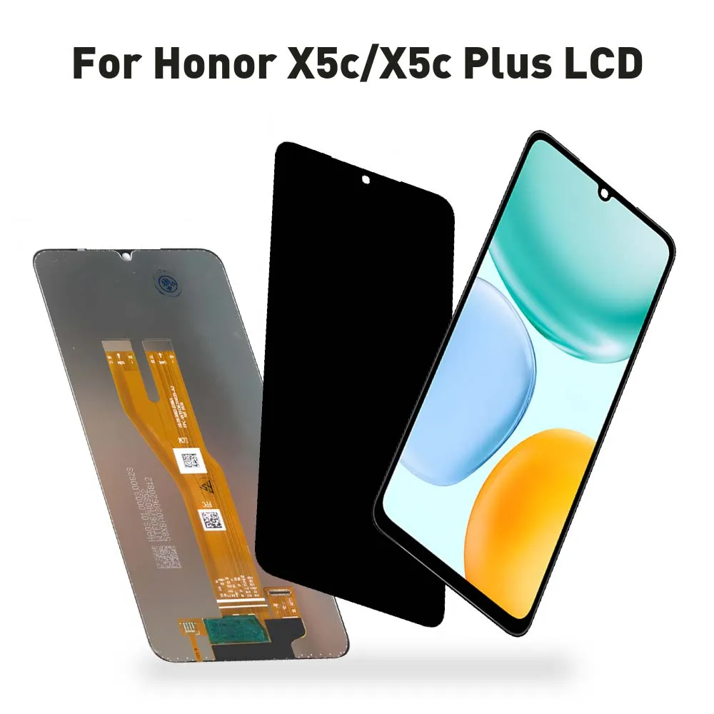 Фото 6,74-дюймовый ЖК-дисплей хорошего качества для Honor X5c X5c Plus 4G, сенсорный экран, дигитайзер для Honor X5cPlus NLA-LX1, ремонтный комплект ЖК-дисплея в сборе №3