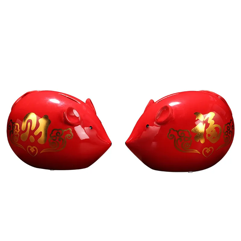

Cartoon Ceramic Mouse Piggy Bank Creative Stylish Money Tank Living Room Mini Caja Dinero Seguridad Home Decoration GG50cq
