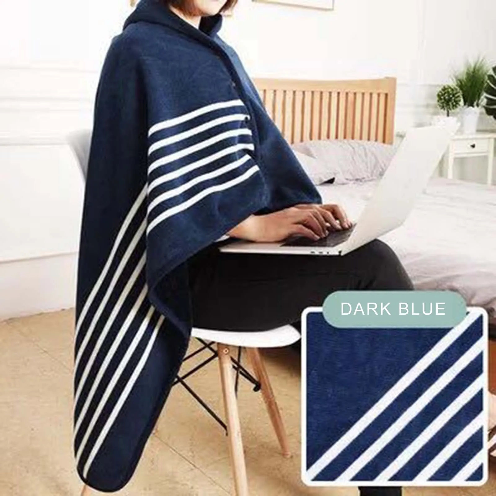 

Warm Knee Blanket For Wheelchair Old Man Shawl Warm Blanket Lazy Shawl Blanket Home Gift For Day Or Christmas