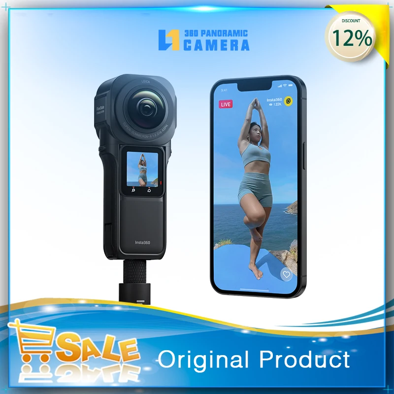

Insta360 ONE RS 1-Inch 360Shadowstone Insta360 Oners One-Inch Panoramic Anti-Shake Leica Camera