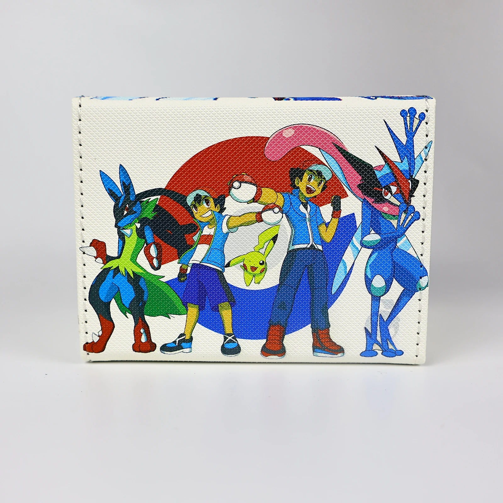 Новый кожаный ящик для хранения карт Pokemon Greninja Ash Ketchum OPCG PTCG YGO магнитный с боковым