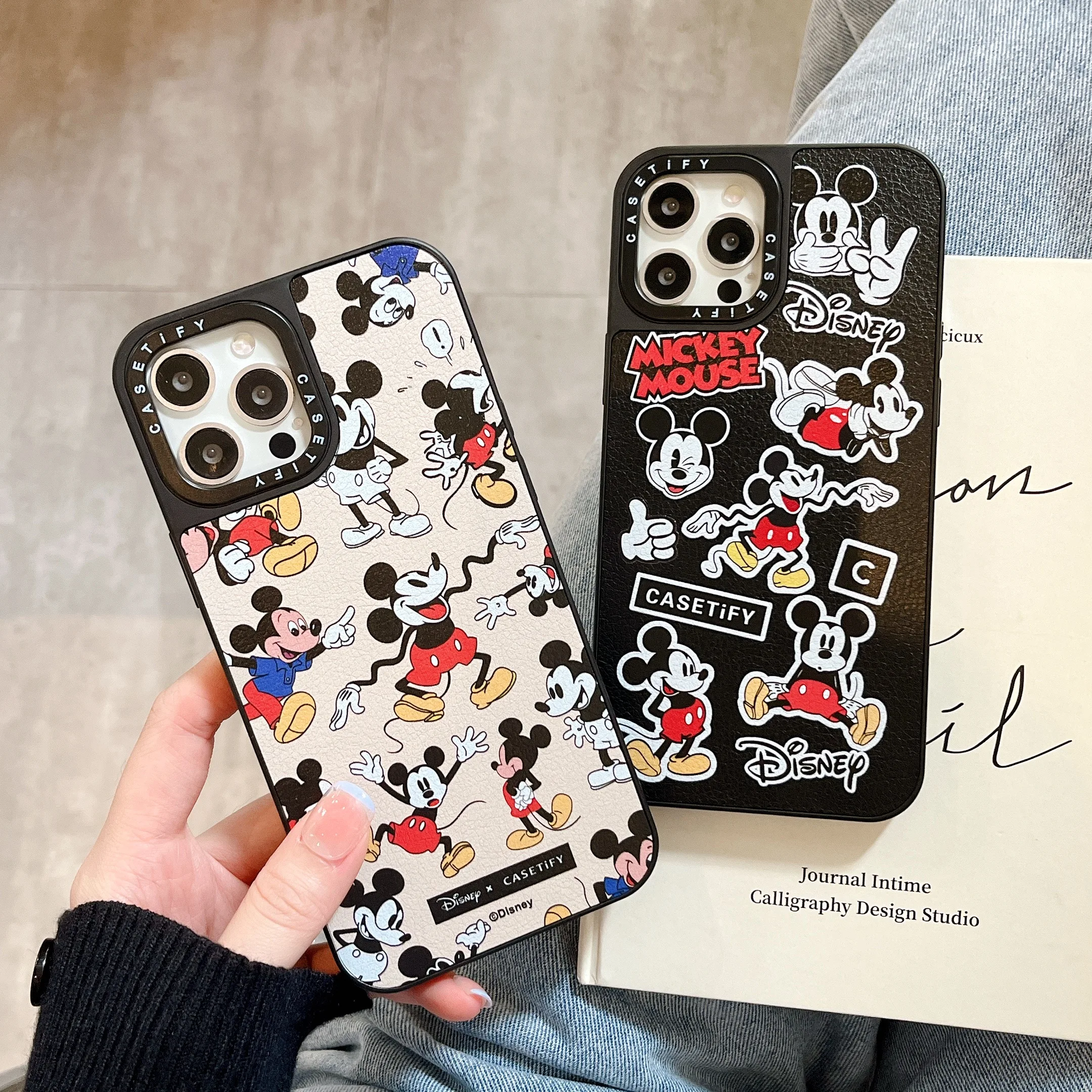 

CASETIFY Mickeies Mouses Mirror Phone Case For Iphone 11 12 13 14 Pro Max Plus SE 2020 Y2k Girl Cartoon Hard Shell Anti-fall