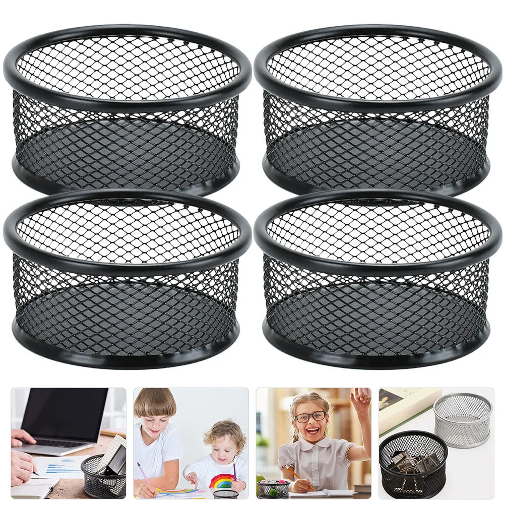 

Collection Rack Paper Clip Storage Basket Holders Paperclips Desk Organizers Sundries Mesh Containers Dispenser Dispensers