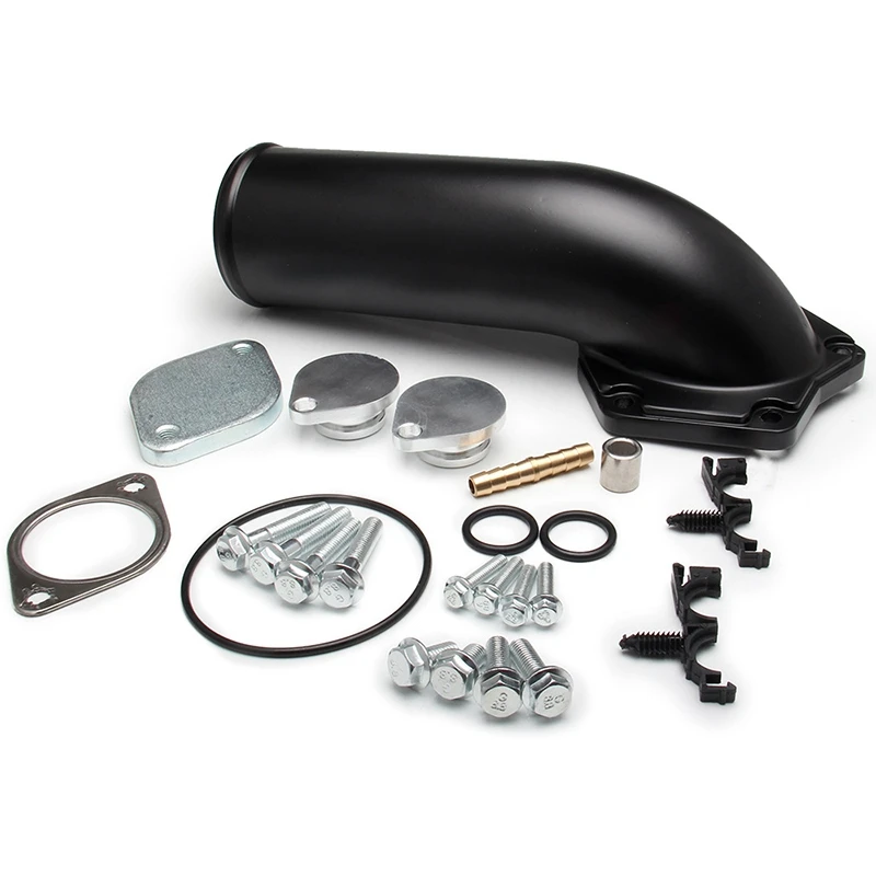 

EGR Valve Kit+Cooler Delete Kit Intake Elbow Automobiles Emission Systems For Ford 6.4 Powerstroke Fuel 2008 2009 2010