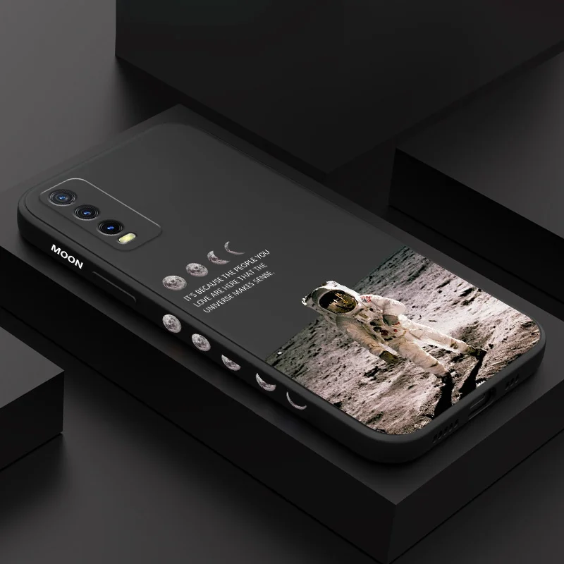 

Moon Landing Case For VIVO Y20 Y12 Y15 Y15A Y19 Y21 Y30 Y50 Y33 Y35 Y76 Y91 Y95 S T I Hole V23 V25 V21 V20 S1 Pro 4G 5G