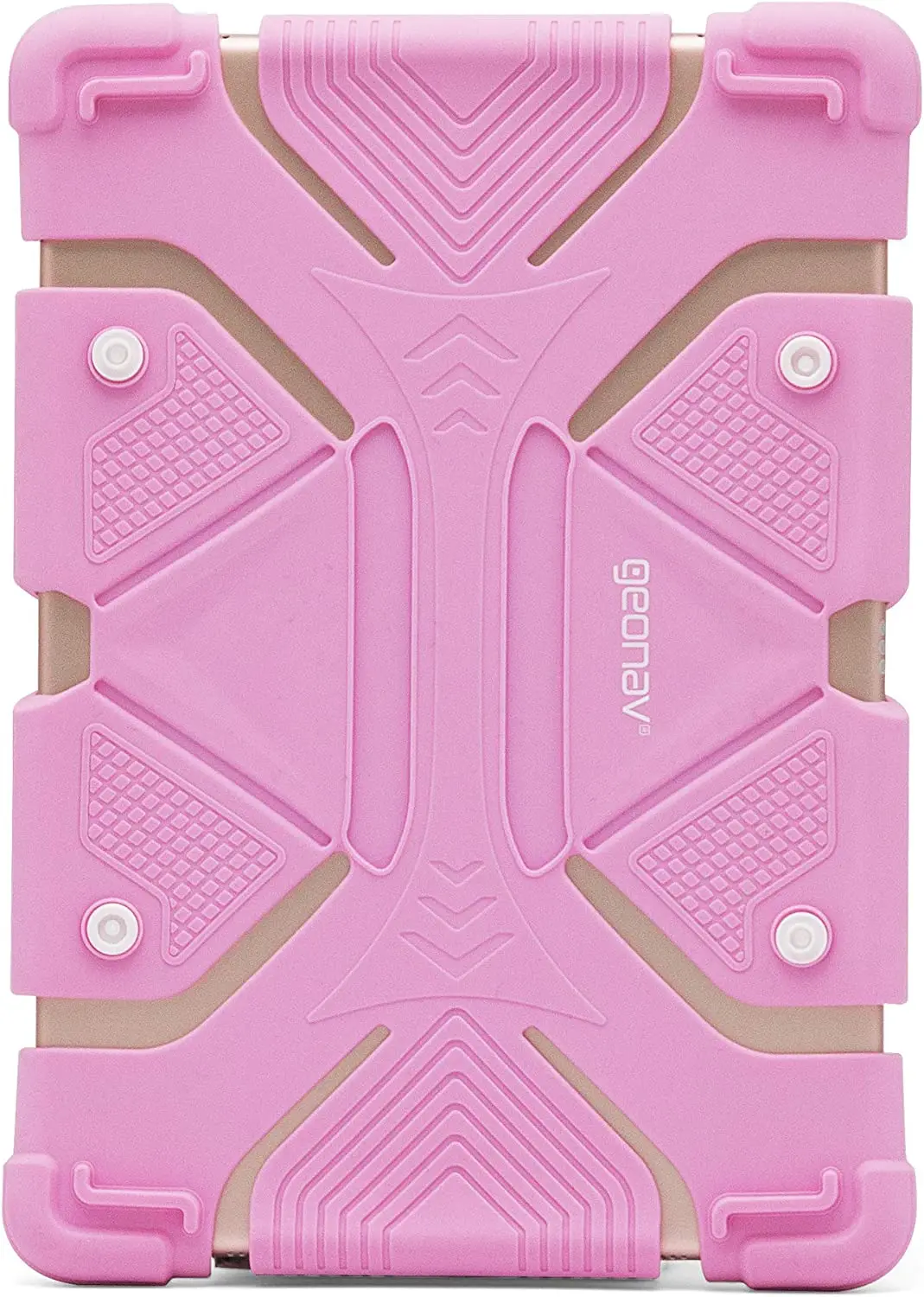 

2023 For Protective Case for Tablets 9-12 Inch Silicone Anti-Shock Base Support Pink