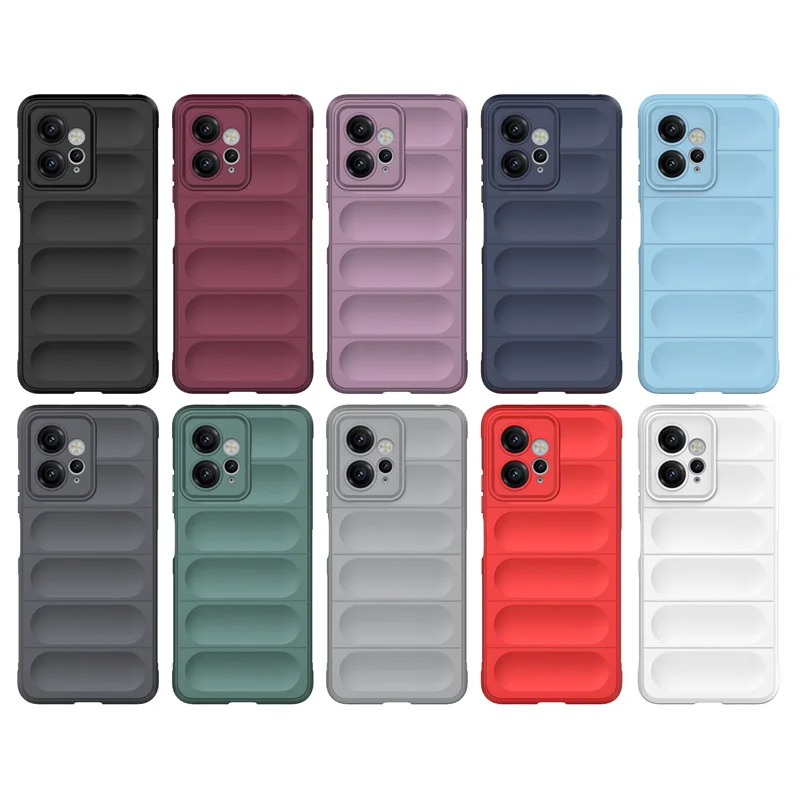 For Redmi Note 12 Case Cover Redmi Note 12 Capa Shockproof Phone Back Bumper Soft TPU Funda Xiaomi Redmi Note 12 Pro Plus Global