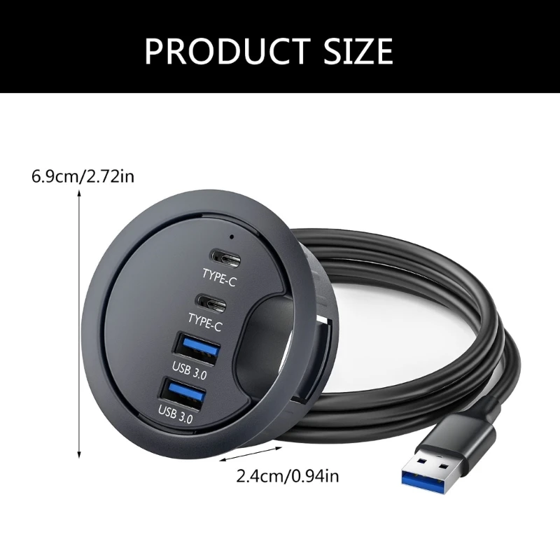 USB 3.0-концентратор устройство чтения карт памяти 3/4-портовый USB-разветвитель