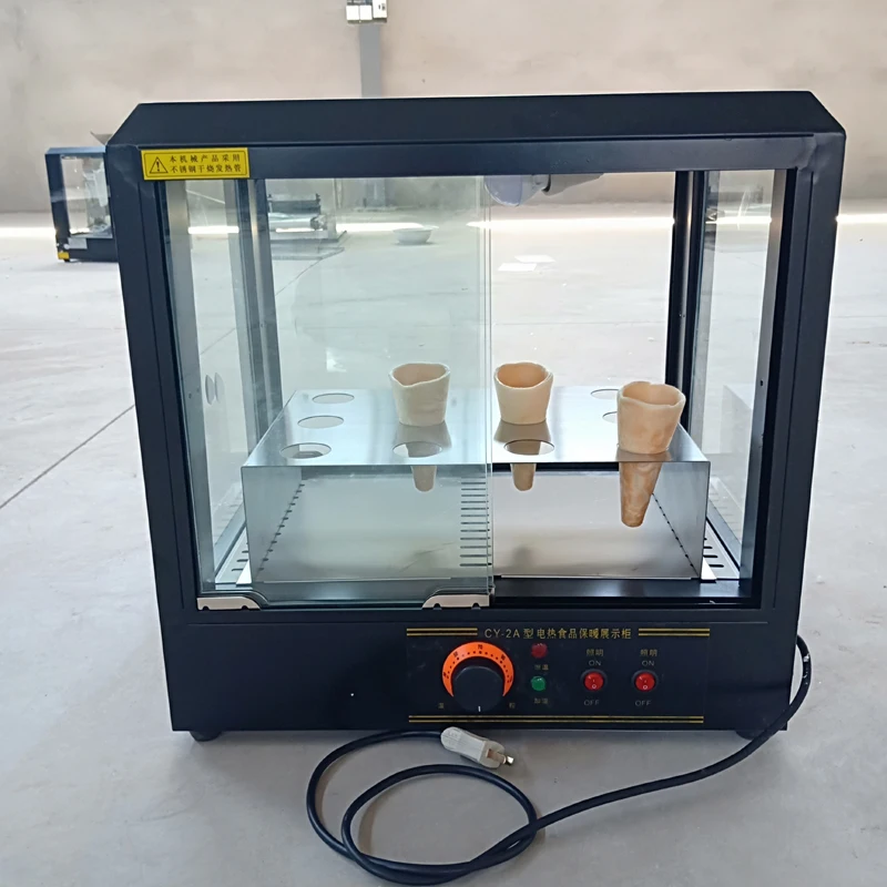 

Low Cost Energy-Saving Pizza Cone Machine Egg Roll Oven Display Cabinet
