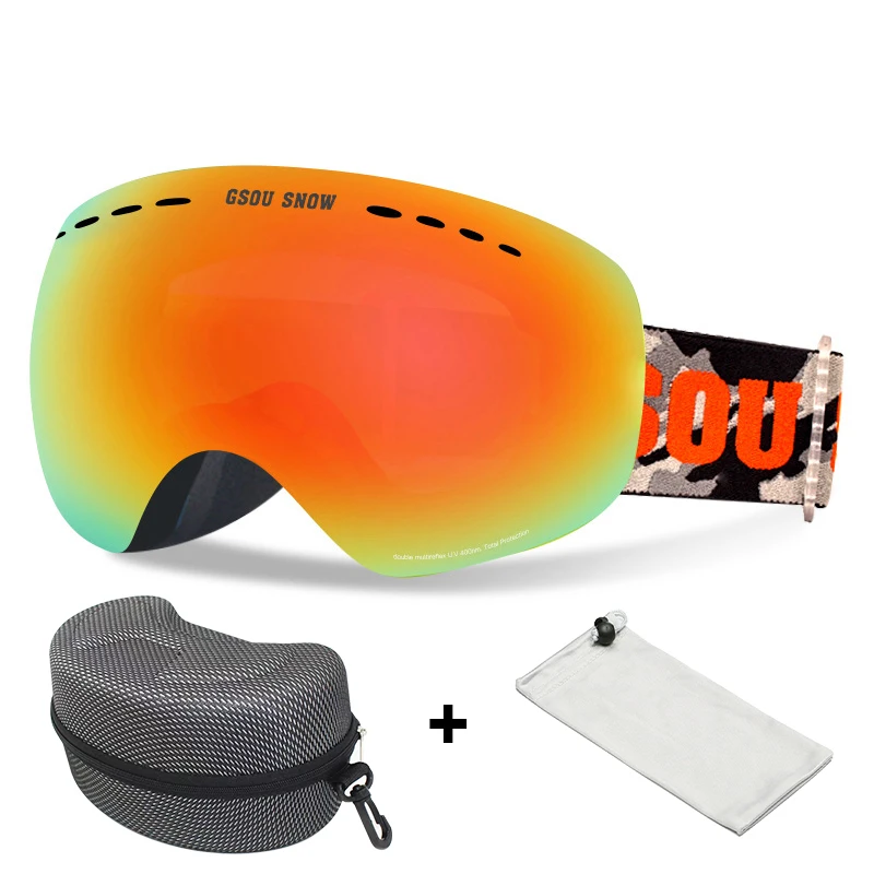 

Двухслойные незапотевающие лыжные очки для мужчин и женщин, спортивные лыжные очки, лыжная маска для снега, очки для катания на сноуборде