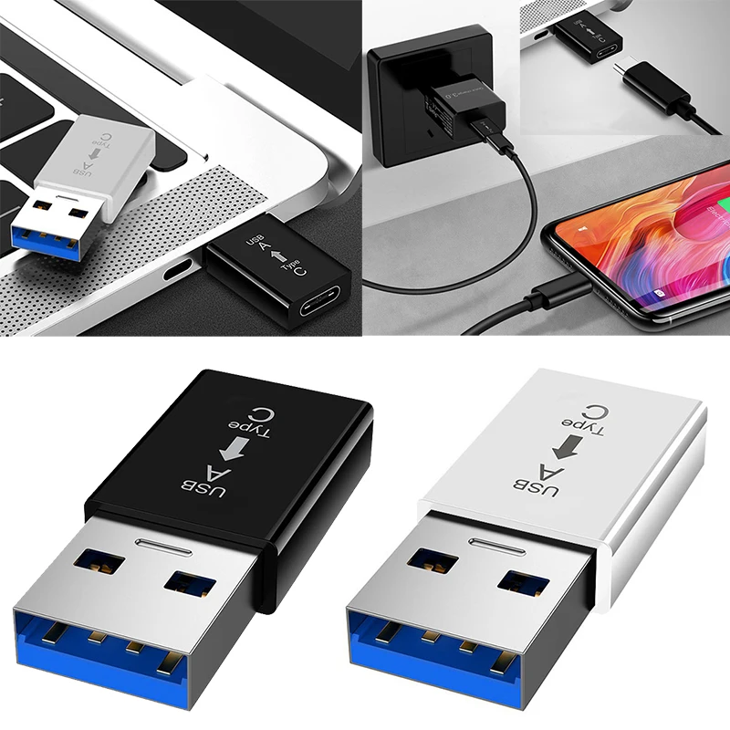 

Adapter Converter Type-c To Usb OTG USB Adapter Type C Standard Charging Data Transfer USB OTG Converter for Cellphone Notebook