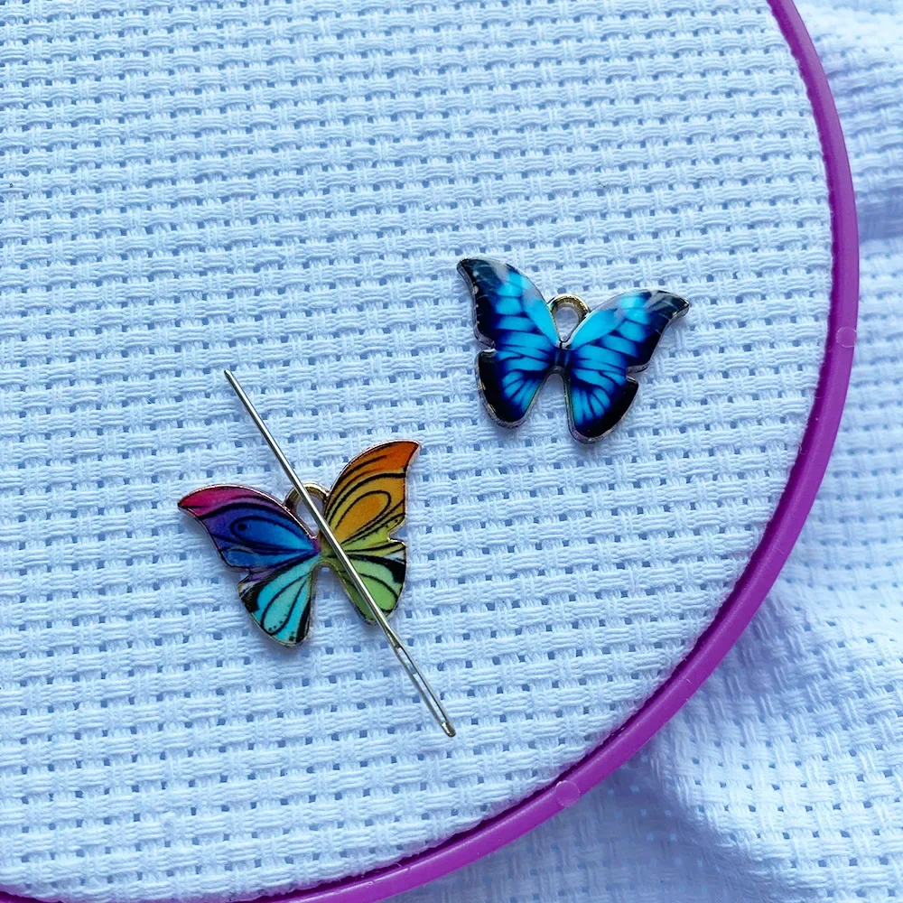 Инструмент для вышивки крестиком магнитная игла-бабочка игла няни аксессуары