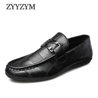 zyyzym spring summer men shoes loafers fashion casual shoes pu leather