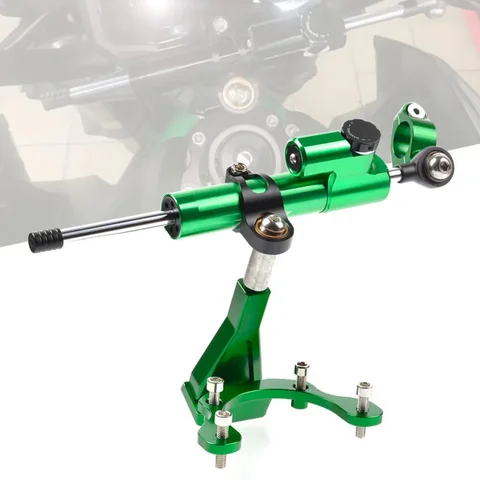 Углеродный стабилизатор рулевого демпфера из углеродного волокна для мотоцикла Kawasaki Z900 Z 900, комплект поддержки кронштейна для амортизаторов 2017 2021 2022 2023
