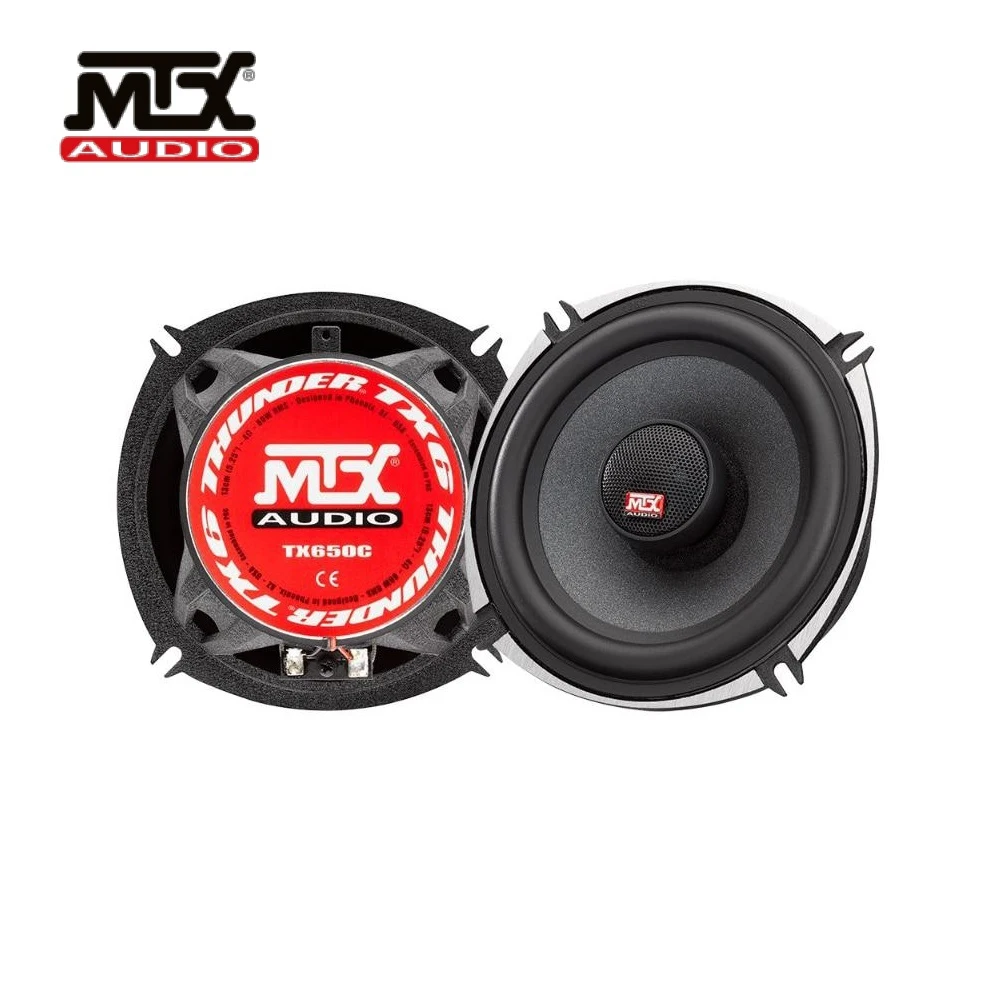 Automotive Two-way Coaxial Speaker MTX TX650C speaker Diameter 13 cm black protective grill car products for subwoofer speakers wire set 80W |