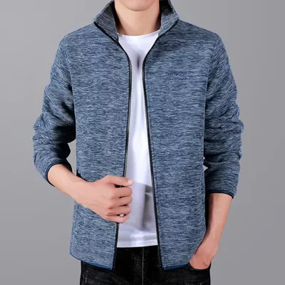 

NEW 2023 Winter Men's Jackets Casual Outwear Windbreaker Coats Mens Slim Fit Stand Collar Polar Fleece Soft Shell Jackets Cl