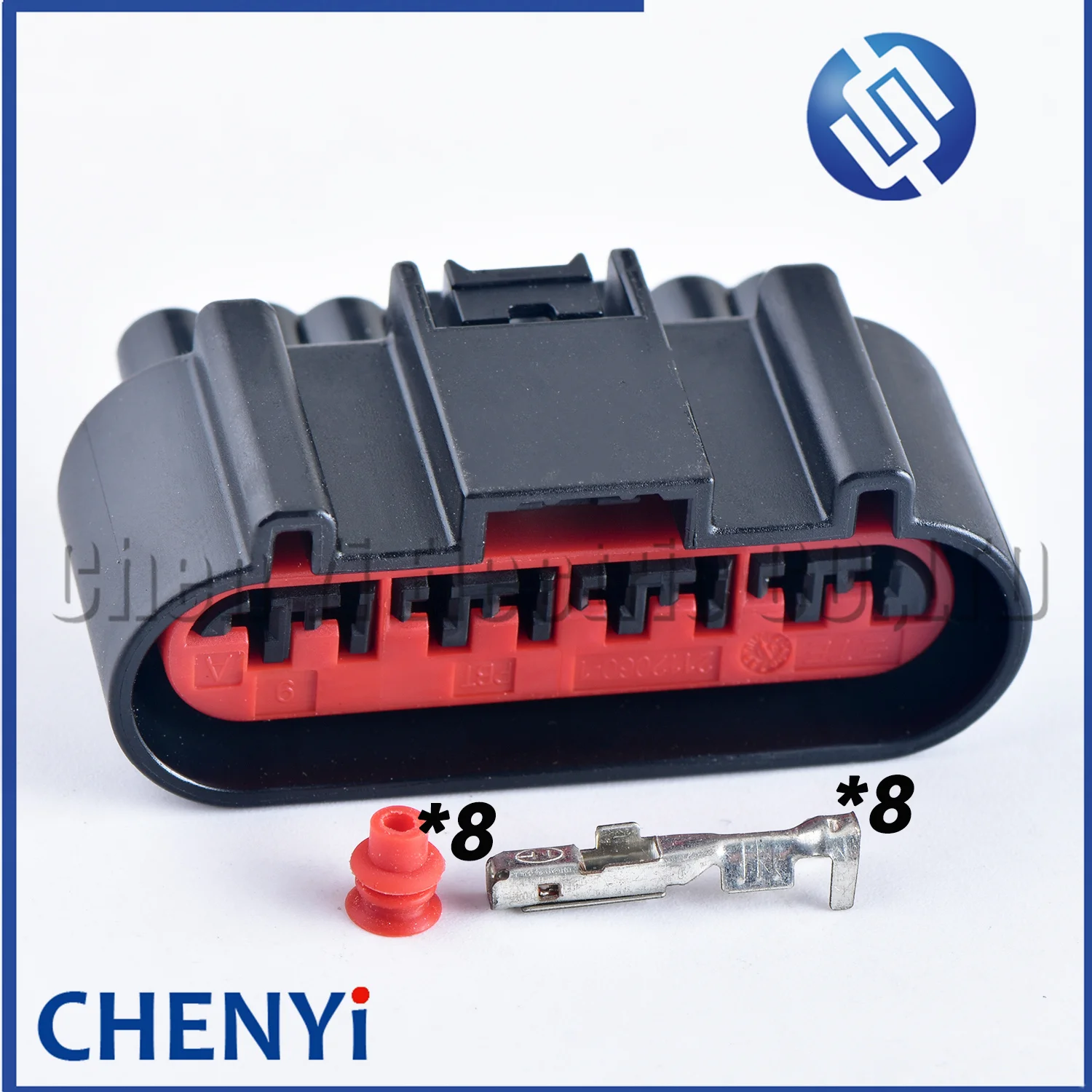 8-контактный разъем дверного замка, однощелевой Пуск, бесключевая заглушка дверной ручки 3U2Z-14S411-MBB 2112059-1 для Ford Focus Mondeo Forrest