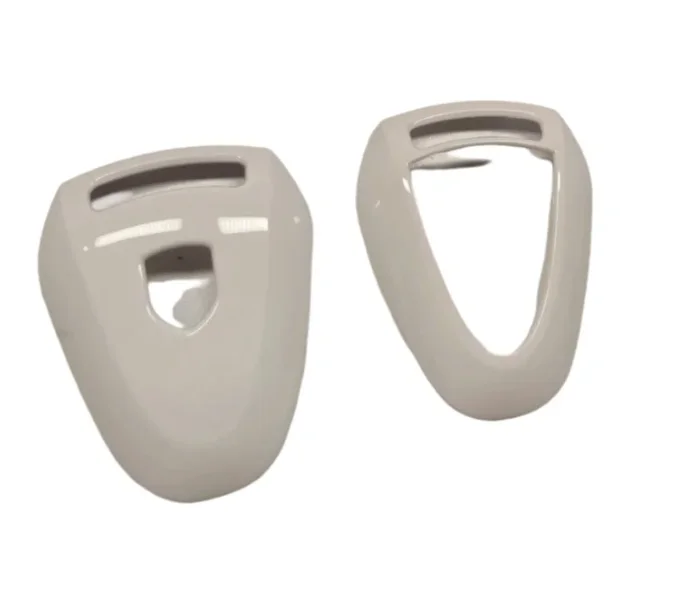 

WHITE Gloss Smart Remote Key Fob Protector Cover для Porsche 911 997, Boxster 987, Cashman для Porsche BLACK Head Remote Key