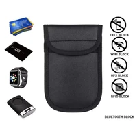 car tools 2pcs car key pouch case bag automobiles anti theft signal blocker faraday bag auto keyfobs pouch keyless rfid blocking