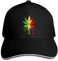 unisex leaf colors dripping peak cap cotton baseball hat for unisex