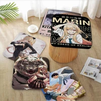 my dress up darling modern minimalist style dining chair cushion circular decoration seat for office desk seat mat