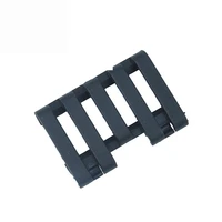 airsoft 5 slot rail cover concave shape handguard protector 20mm picatinny ladder rail panel rubber resistant cover accessories