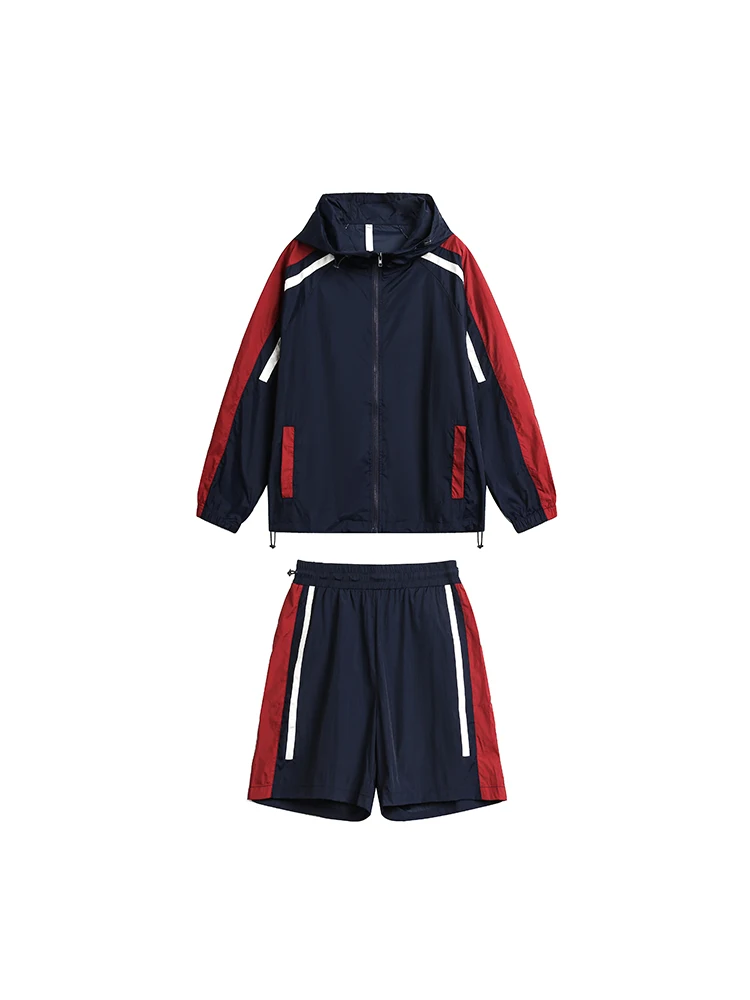 Модная японская одежда Nted в стиле пэчворк контрастных цветов Солнцезащитная UPF50