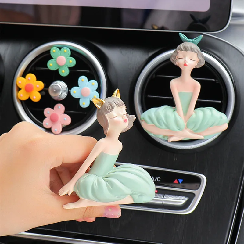 

Модный полимерный автомобильный ароматический освежитель воздуха Elf, креативный автомобильный освежитель воздуха с клипсой