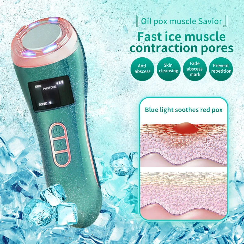 

2022 Newly Upgraded Multi-functional Beauty Instrument Beauty Care Multi-effect EMS Facial Massage Lifting And Firming Equipment